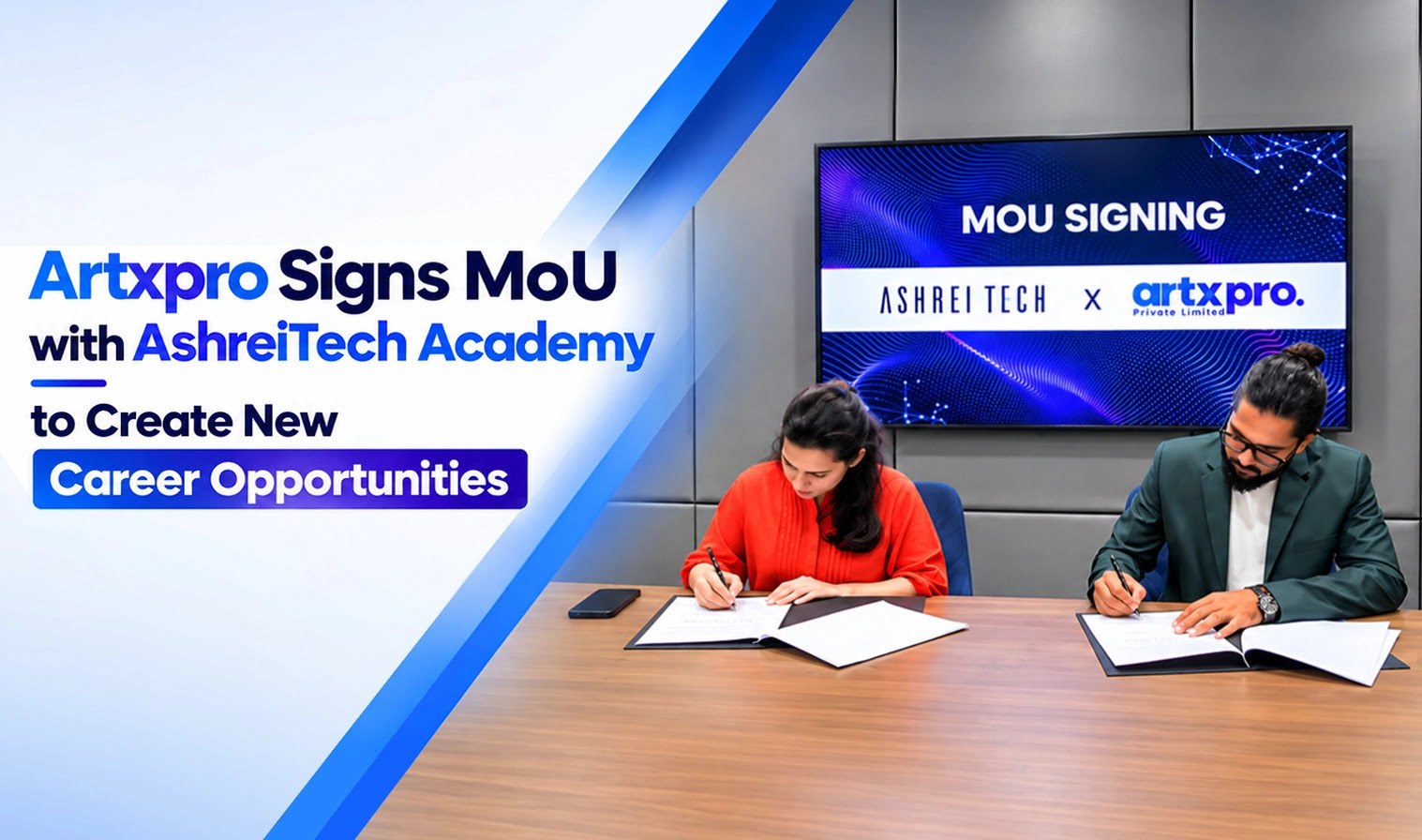 Artxpro Signs MoU with AshreiTech Academy